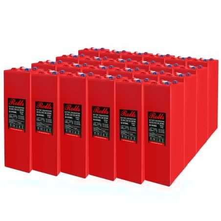 Rolls S2-920GEL Banco Batterie 61.78kWh 48V C100 Serie OpzV GEL