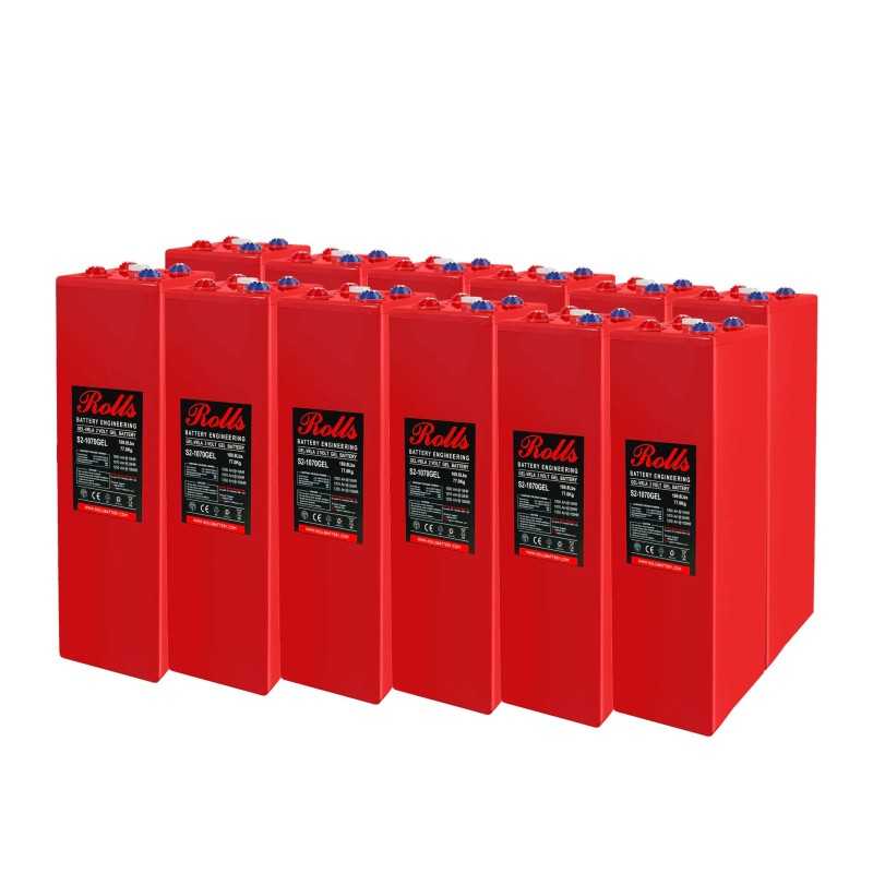 Rolls S2-920GEL Banco Batterie 30.89kWh 24V C100 Serie OpzV GEL