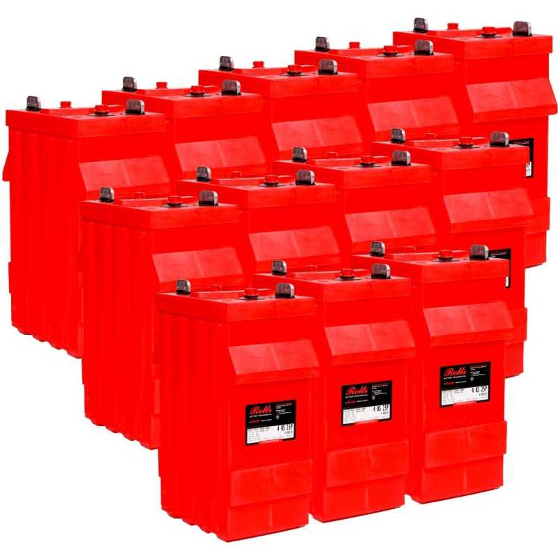 Rolls 4KS25P Banco Batterie 48V 91.39kWh C100 Serie 5000