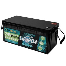 TopSolar Batteria al Litio LiFePO4 12.8V 100Ah BMS Smart integrato