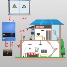 TopSolar 48V 6200VA Inverter 230V MPPT 120A 500Vdc