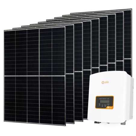 Kit Fotovoltaico 3.69kW monofase con Inverter Solis S6-GR1P3K-M 3kW