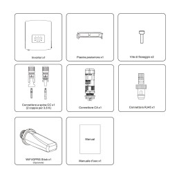 Kit Fotovoltaico 3.69kW monofase con Inverter Solis S6-GR1P3K-M 3kW