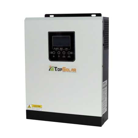 TopSolar Inverter Ibrido SMH 3K 24v 3000VA 2400W a 230v MPPT 100Vdc