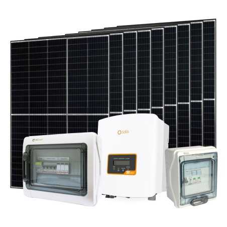 Kit PV monofase 3.69kW con Inverter Solis S6-GR1P3K-M 3kW + Quadri