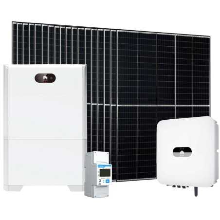 Kit OnGrid 1-fase 7.38kW Huawei Inverter 6kW Batteria 10kWh Meter 100A