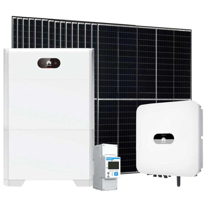 Kit Monofase 6.15kW con Inverter 5kW Huawei + Batteria 10kWh Huawei