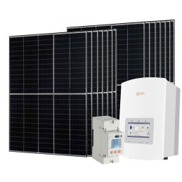 Kit Monofase 5.74kW con Inverter Ibrido Solis S5-EH1P5K-L Con BackUp