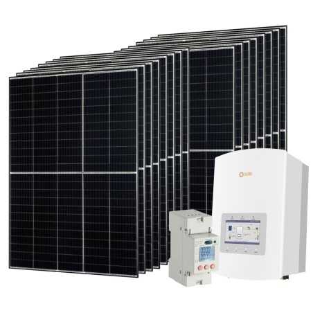 Kit Monofase 6.56kW con Inverter Ibrido Solis S5-EH1P5K-L Con BackUp