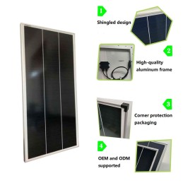 Pannello Solare 100W 12V 19.86V Modulo Fotovoltaico Mono 40M