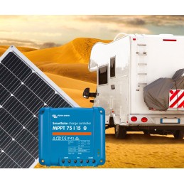 Kit Camper Flessibile 12V 150W + SmartSolar MPPT 15A + Kit Cavi