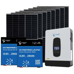 Kit Off Grid Baita 24V 3,2kW Inverter 3,6kW Batterie LiFePo4 7,17kWh