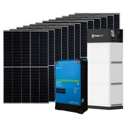 Kit OffGrid 48V Inverter All-in-One 5kW Pannelli 4.92kW Batteria 10kWh