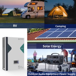 Kit Off Grid Baita Casa 48V 5.74kWh Inverter 6.2kVA Batteria 5.12kWh