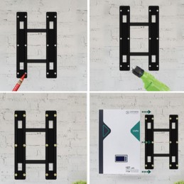 Kit Off Grid Baita Casa 48V 5.74kWh Inverter 6.2kVA Batteria 5.12kWh