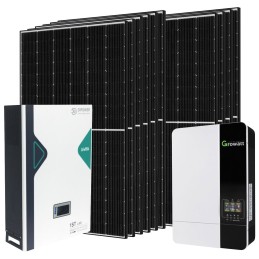 Kit Off Grid Baita Casa 48V 4.4kWh con Inverter 10kVA Batteria 5.12kWh