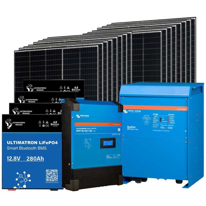 Kit Off Grid 48V Inverter 8kW Pannelli 6.56kW Batterie 14.34kW 5.76kW