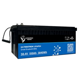 Ultimatron LiFePO4 36V 100Ah UBL-36-100 Batteria al Litio Smart BMS BT