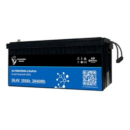 Ultimatron LiFePO4 36V 100Ah UBL-36-100 Batteria al Litio Smart BMS BT