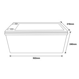 Ultimatron LiFePO4 12V 300Ah UBL-12-300-PRO 12.8V Batteria con BMS