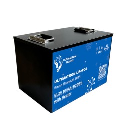 Ultimatron LiFePO4 48V 100Ah UBM-48-100 METAL+HEAT 51,2V Batteria BMS