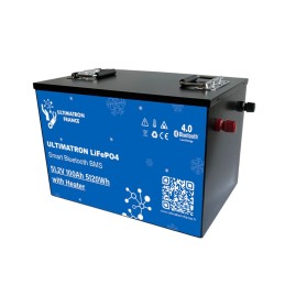 Ultimatron LiFePO4 48V 100Ah UBM-48-100 METAL+HEAT 51,2V Batteria BMS