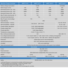 Victron BlueSolar MPPT 75/10 12-24V 10A Regolatore di carica