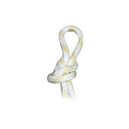 Treccia Dyneema bianca con segnalino giallo Ø 2mm Bobina da 100m