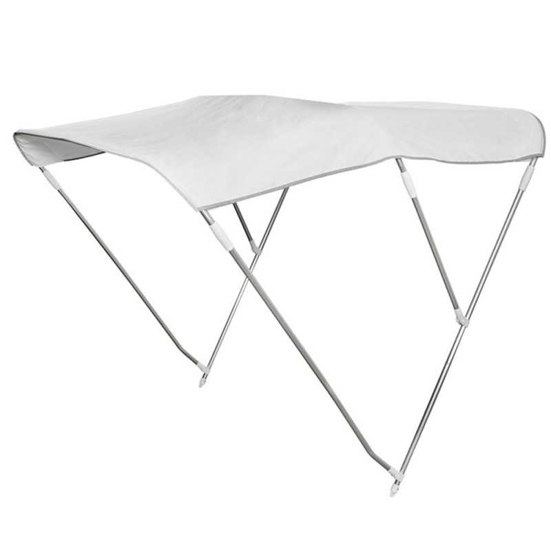 Tendalino Pieghevole Bianco 3 Archi Alto 185/195xh140cm P180cm