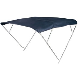 Capottina parasole blu navy Bimini Depth 4 archi 175/185xh140cm P250cm