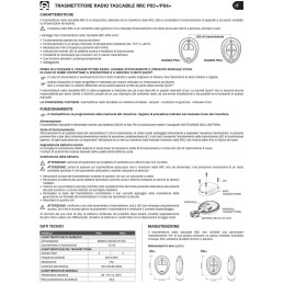 Quick RRC P02+ Trasmettitore radio di ancoraggio 2 canali 869MHz QP02