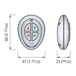 Quick RRC P04+ Trasmettitore radio di ancoraggio 4 canali 869MHz QP04