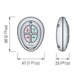 Quick RRC PW4+ Trasmettitore tascabile di manovra 4 canali 869MHz QPW4