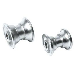 Puleggia di ricambio inox per musone Ø87x54mm Foro 12,4mm