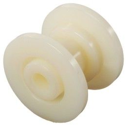 Puleggia di ricambio in nylon per musone D.86mm L.49mm Foro 13mm