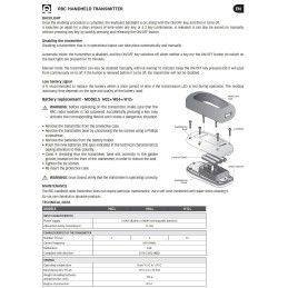 Quick RRC H02+ Trasmettitore a pulsantiera per Salpa Ancora 869Mhz