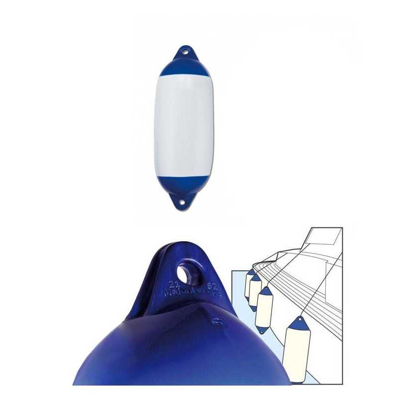 Parabordo Majoni Blue Head SF4 Ø300mm L900mm Bianco con 2 fori