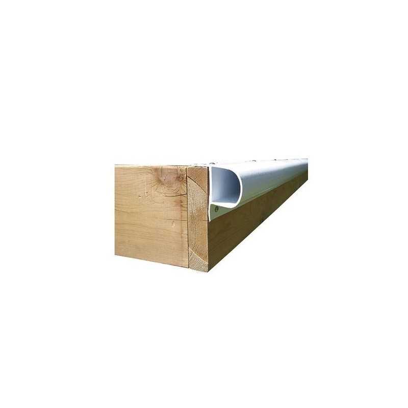 Profilo Paracolpi in PVC Bianco Dock Edge P Type 9,8m per pontili