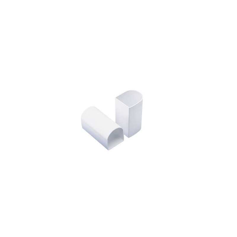 Coppia Giunti PVC Bianco per Profilo Paracolpi Dock Edge P Type 9,8m