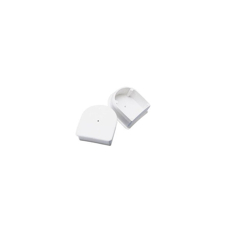 Coppia Terminali PVC Bianco per Profilo Paracolpi Dock Edge P 9,8m