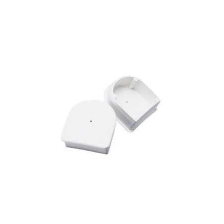 Coppia Terminali PVC Bianco per Profilo Paracolpi Dock Edge P 9,8m