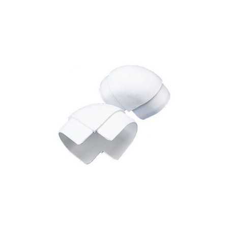 Angoli PVC Bianco 4pz per Profilo Paracolpi Dock Edge DD 12,2m