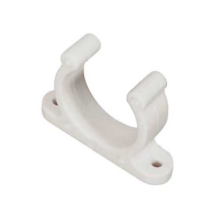 Clip in nylon - D.25mm Bianco N30610500645B