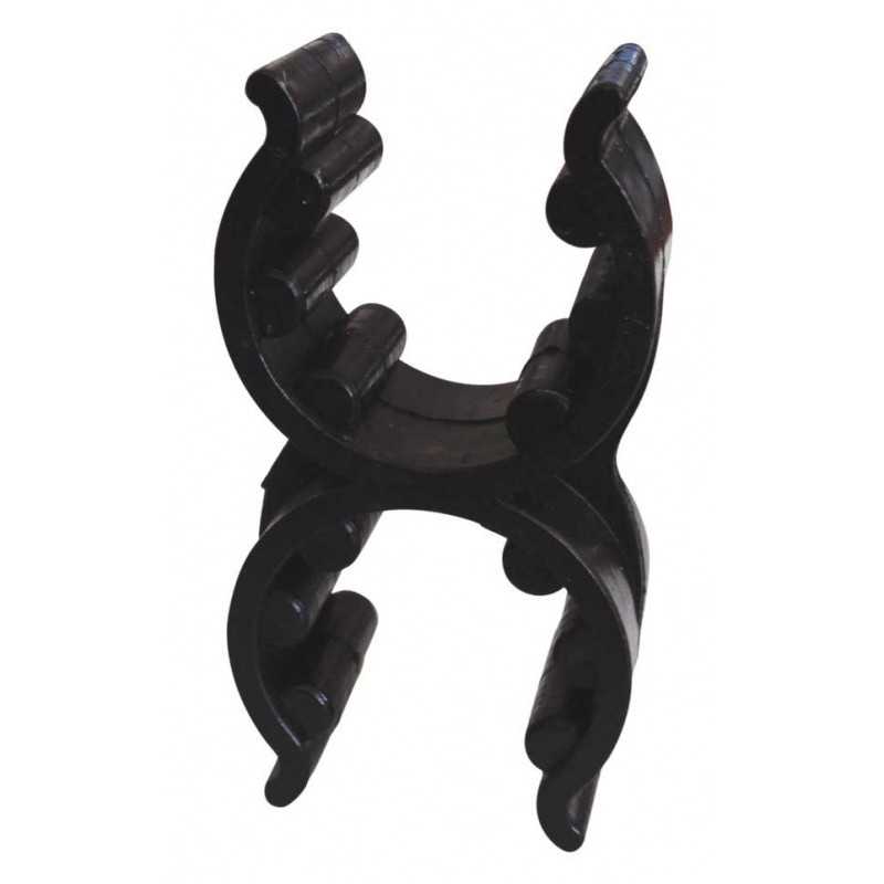 Clip Elastica Doppia Ø18/25mm Nero N30610600659