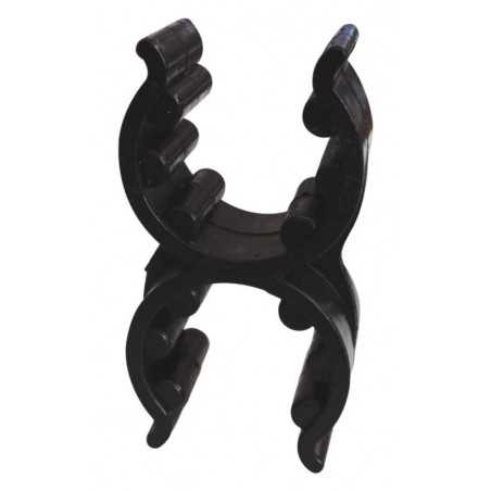 Clip Elastica Doppia Ø18/25mm Nero N30610600659