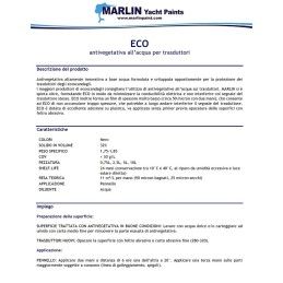 Marlin Eco Antivegetativa all'Acqua per Trasduttori 70ml 461COL600