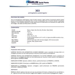 Marlin 303 Antivegetativa ad alto contenuto di rame Blu Mare 750ml