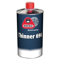 Boero Thinner 698 0.5Lt Diluente Medio per Poliuretanici Bicomponenti
