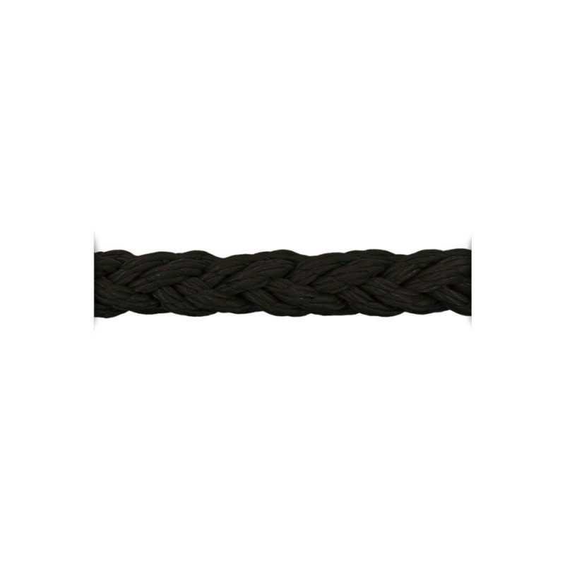 Armare Square Line 8 lignoli poliestere Nero Ø10mm Bobina 100m