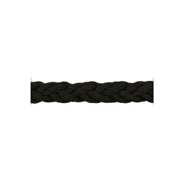 Armare Square Line 8 lignoli poliestere Nero Ø28mm Bobina 100m